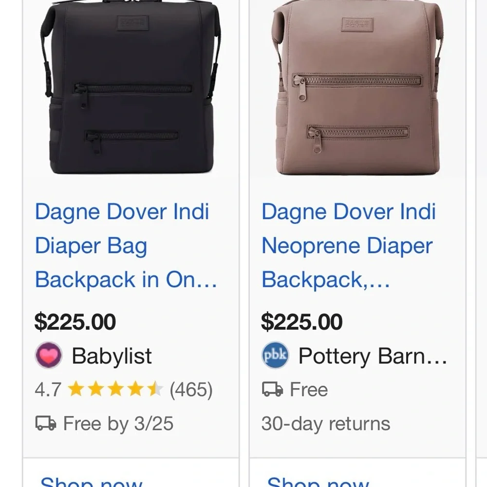 Dagne Dover Indi Backpack in Olive Green - Picture 2 of 5